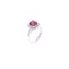 Image 4 : 1.70ct Spinel & VS Diamond Platinum Ring