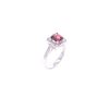 Image 7 : 1.70ct Spinel & VS Diamond Platinum Ring