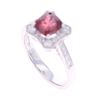 Image 8 : 1.70ct Spinel & VS Diamond Platinum Ring