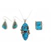 Image 1 : Navajo Sterling Silver Multi Turquoise Jewelry