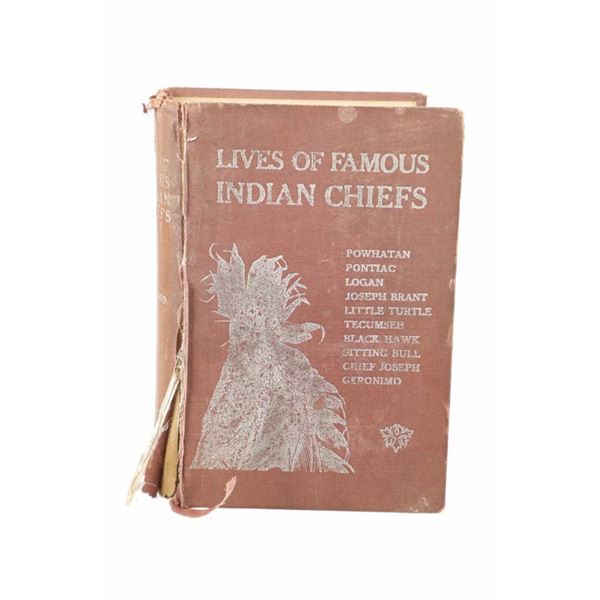 1st Ed. "Lives of Famous Indian Chiefs", Wood