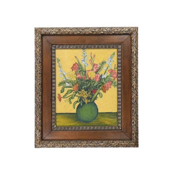 Richard Lyons "The Green Bowl" Oil On Canvas