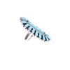 Image 4 : Navajo D. Brown Sterling Silver CC Turquoise Ring