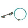 Image 2 : Sterling Turquoise Watchband and Turquoise Choker