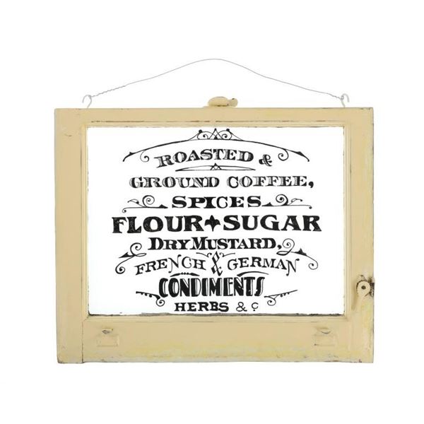 Framed Glass Window Kitchen/Wall Art