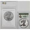 Image 1 : 2019-S Enhanced Reverse Proof $1 Silver Eagle Coin PCGS PR69 FDOI Cleveland Signature