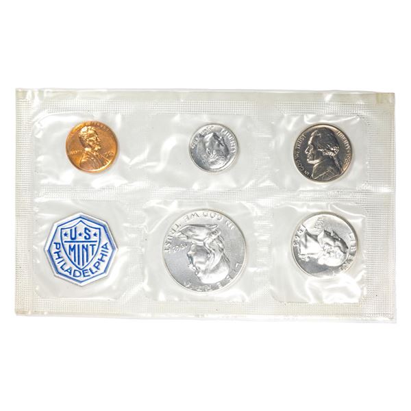 1963 (5) Coin Proof Set in Original Cellophane