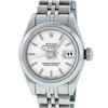 Rolex Ladies Stainless Steel Silver Index Datejust Wristwatch