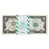 Image 1 : Pack of (100) Consecutive 2017A $2 Federal Reserve STAR Notes San Francisco