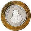 Image 1 : .999 Silver Four Queens Casino Hotel Las Vegas $10 Limited Edition Gaming Token
