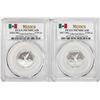 Image 1 : Lot of 2016-2017-Mo Mexico Proof 1/10 oz Silver Libertad Coins PCGS PR70DCAM