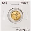 2004 Australia $15 Year Of The Monkey 1/10 oz Gold Coin