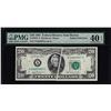 1981 $20 Federal Reserve Note Boston Gutter Fold Error PMG Extremely Fine 40EPQ