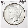 Image 1 : 1934-S $1 Peace Silver Dollar Coin