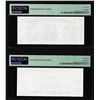 Image 2 : Set of Giori Test Note Washington & Lincoln Memorial PMG Superb Gem Unc 67EPQ