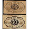 Image 2 : Lot of 1862 First Issue Twenty Five & Fifty Cents Fractional Currency Notes