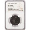 Image 1 : 1796 Liberty Cap Flowing Hair Large Cent Coin NGC VF Details