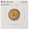 Image 1 : 1915 $2 1/2 Indian Head Quarter Eagle Gold Coin