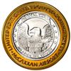 Image 1 : .999 Silver McCarran International Airport Las Vegas, NV $10 Limited Gaming Token