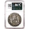 Image 2 : 1792PTS PR Bolivia 8 Reales Silver Coin NGC Fine Details Chopmarked