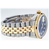 Image 3 : Rolex Mens Two Tone Sapphire and Diamond Datejust Wristwatch