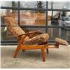 Image 1 : MODERN TEAK LOUNGE CHAIR BY CHRISTIAN SORENSON FOR GORM MOBLER  FEATURING 2 RECLINING POSITIONS,
