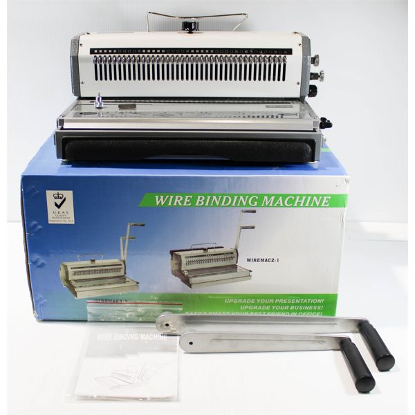 UKAS WIRE BINDING MACHINE MODEL WIREMAC3:1