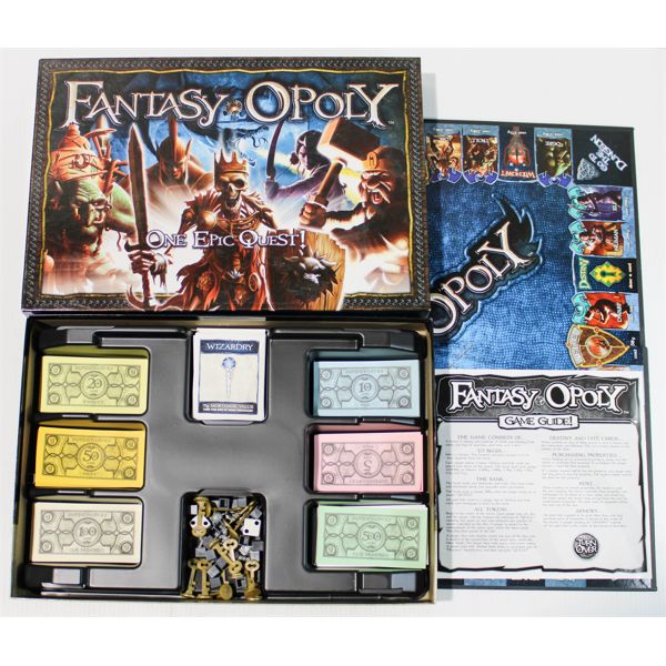 FANTASY-OPOLY BOARD GAME