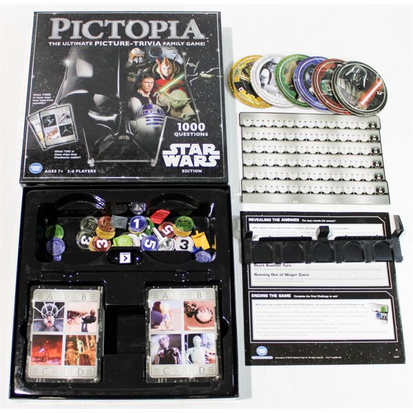 STAR WARS PICTOPIA PICTURE-TRIVIA FAMILY GAME