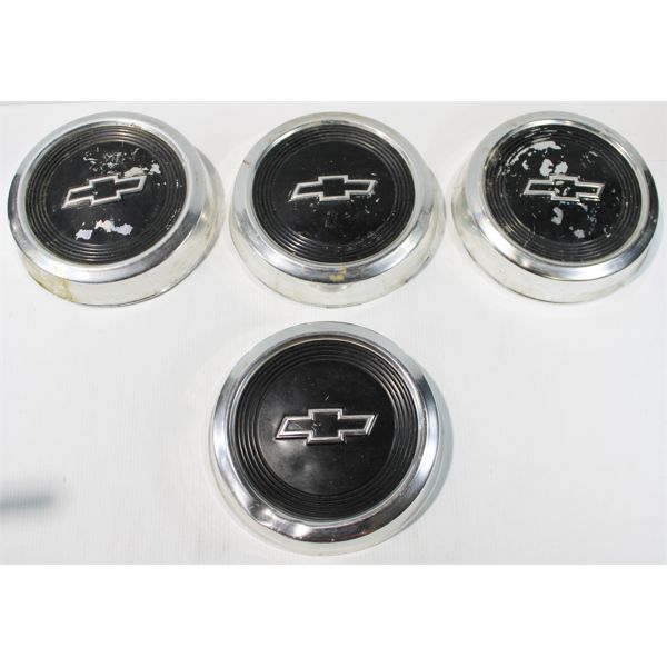 4 CHEVY TRUCK HUB CAPS 