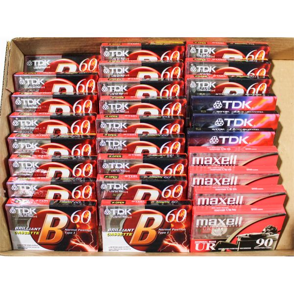 27 ASST. SEALED AUDIO CASSETTES