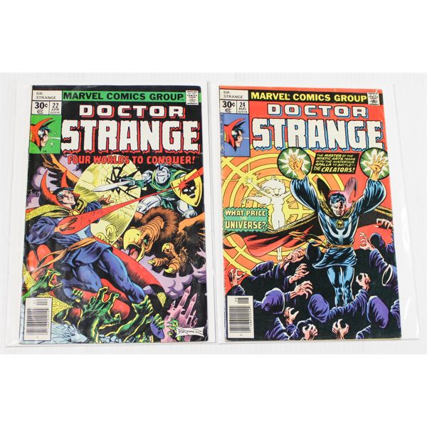 2 DOCTOR STRANGE MARVEL COMICS #22 & 24