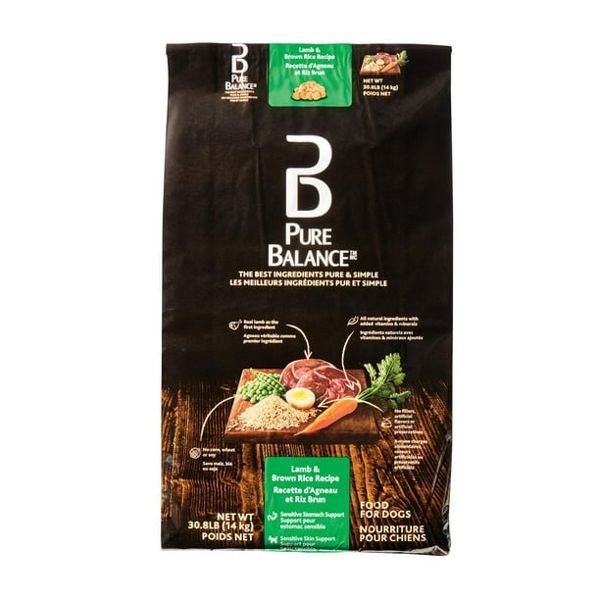 7.2KG PURE BALANCE LAMB & BROWN RICE DOG FOOD