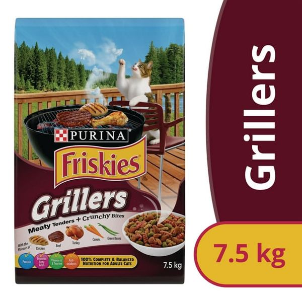 7.5KG PURINA FRISKIES GRILLERS CAT FOOD