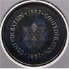 Image 2 : 1867-1967 CANADA CONFEDERATION SILVER MEDAL