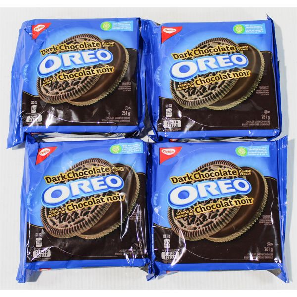 4 PKS CHRISTIE DARK CHOCOLATE OREO COOKIES