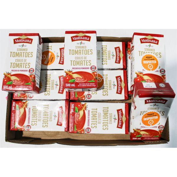 11 PKS MOLISANA STRAINED TOMATOES 500 ML EACH