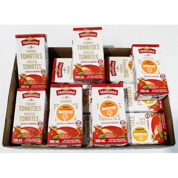12 PKS MOLISANA STRAINED TOMATOES 500 ML EACH