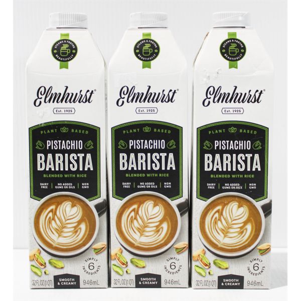 3 PK ELMHURST PISTACHIO BARISTA PLANT MILK