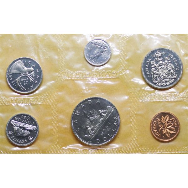 1968 CANADA PROOF MINT SEALED COIN SET