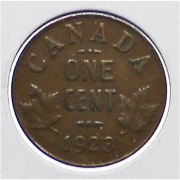 1923 SCARCE DATE CANADIAN PENNY