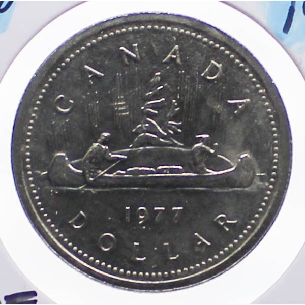 1977 CANADA PROOF VOYAGEUR DOLLAR