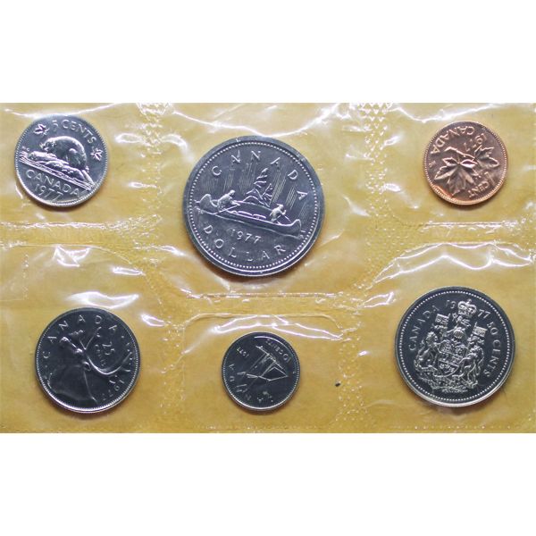 1977 CANADA PROOF MINT SEALED COIN SET