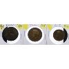 Image 1 : 1884 , 1917 AND 1923 LARGE PENNIES