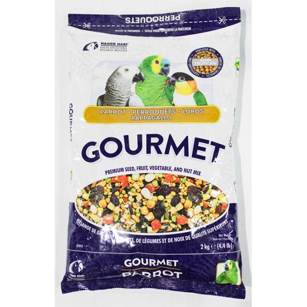 2KG HAGEN GOURMET PARROT SEED MIX 