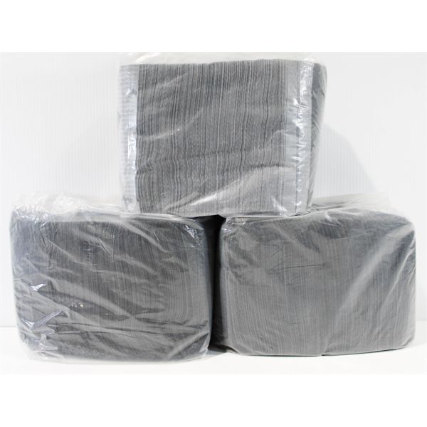 3 PKS GREY NAPKINS