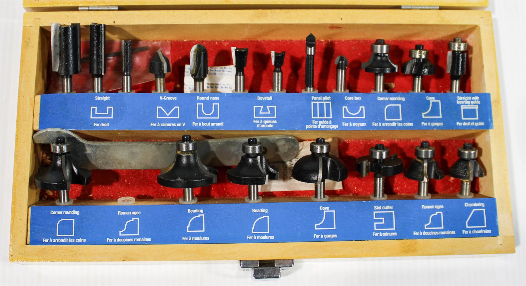 Mastercraft Router Bits Kit MASTERCRAFT ROUTER BIT SET