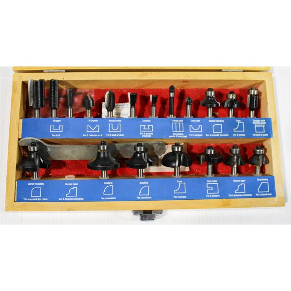MASTERCRAFT ROUTER BIT SET