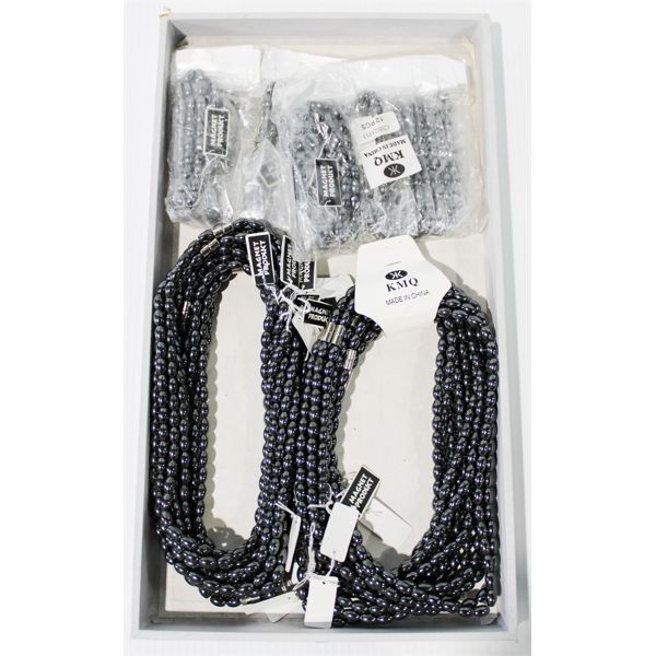 MAGNETIC NECKLACE AND BRACLET SETS