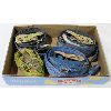 Image 1 : 4 E-TRACK RATCHET TIE DOWN STRAPS 2" WIDE